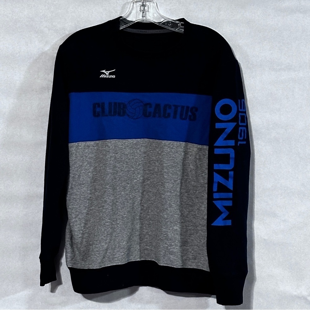 Mizuno Athletic Men's Black and Blue Sweater